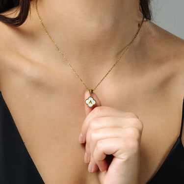 Clover Initial Necklace